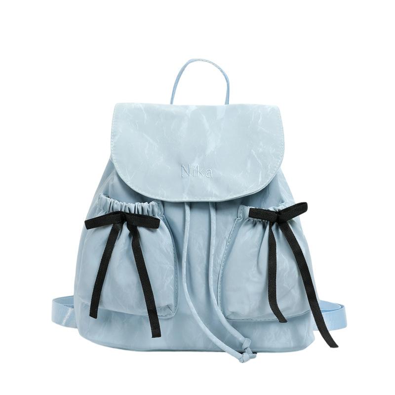 Schoolbag Fashion Bow Backpack College Student Class Bag Women's 1011 Summer New Large Capacity Backpack Wholesale