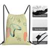 Retro Eames-Era Atomic Inspired Geometry Pattern Backpacks Multi-function Drawstring Bags Sports Bag Book Bags for Travel School