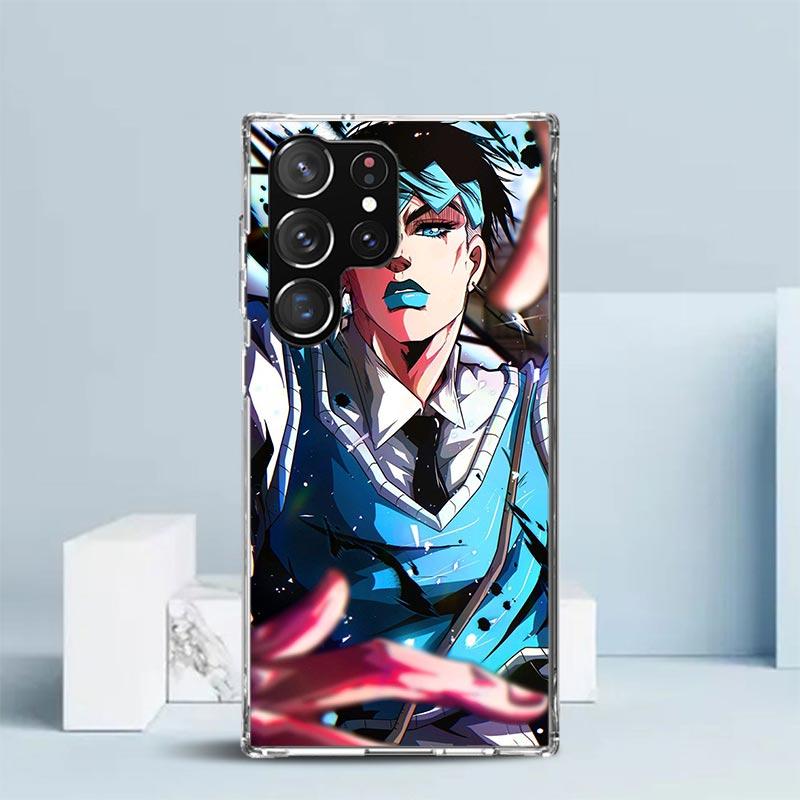 JoJo Adventure Rohan Kishibe Phone Case For Samsung Galaxy S24 S25 Edge S26 Ultra S22 S23 Plus S21 + S20 FE Soft TPU Back Cover