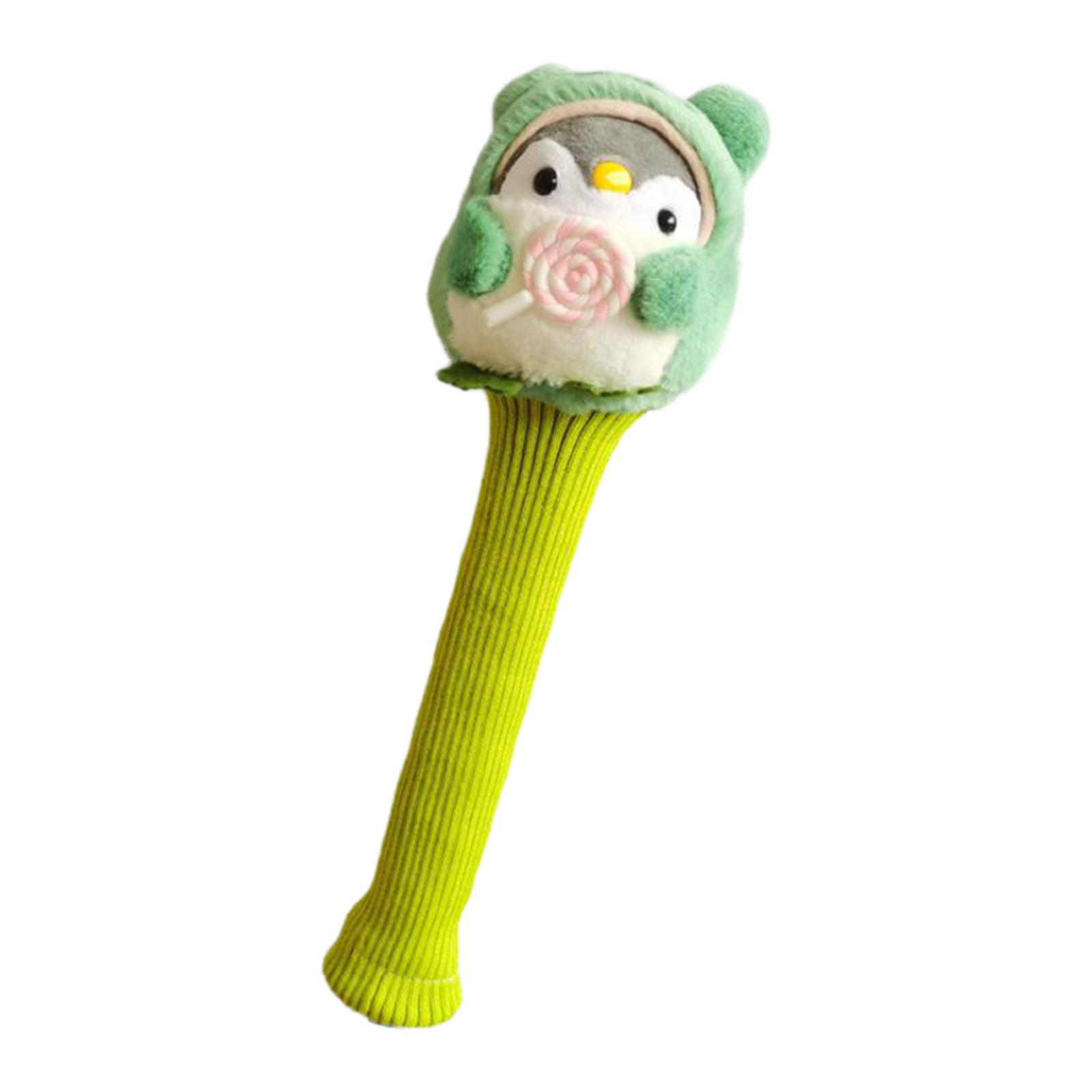 

Badminton Racket Handle Cover Small Plush Doll Knitting Badminton Overgrip for Women Men Cute Decorative Anti Slip Racket Grip