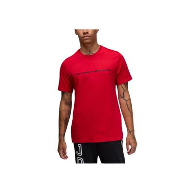Sport Dri-FIT Cotton Breathable Fashion Short Sleeve T-Shirt Men Tops Red FZ1931-687