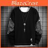 Sweatshirt Single Men Road Crewneck Spring Harajuku Oversized Japanese Streetwear Black Hoodie Men Sweatshirts Hoodies Male