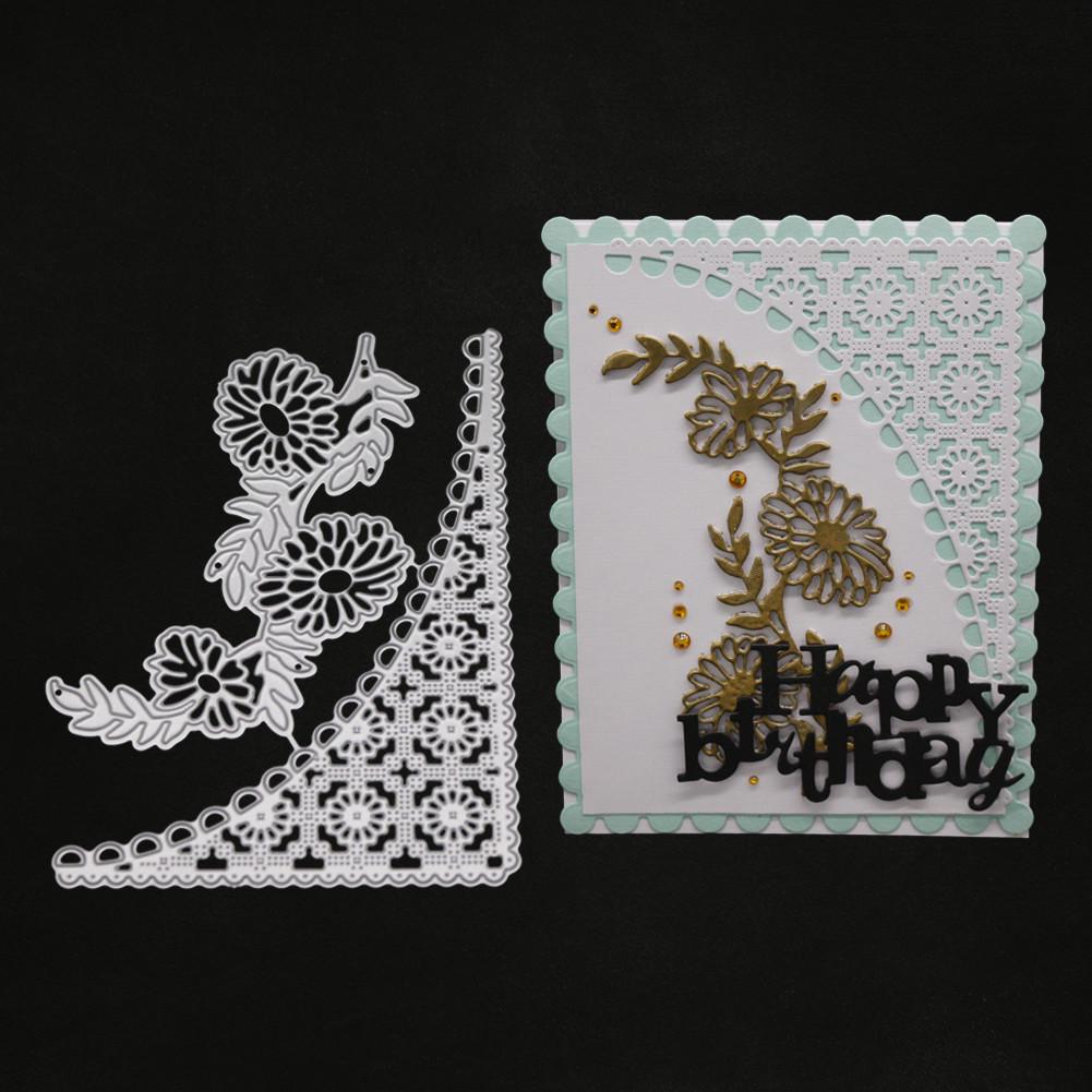 

Новый цветок сердце резки металла умирает трафареты DIY Скрапбукинг альбом бумажная карта