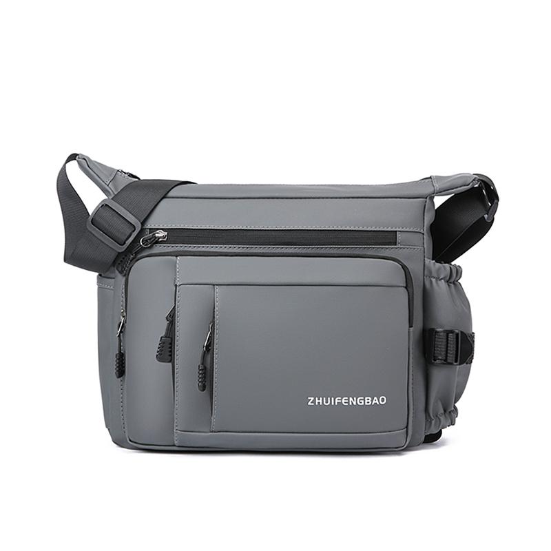 

Мужская сумка в винтажном стиле, высококачественная нейлоновая сумка кроссбоди, сумка-хобо с карманом для бутылки, модная повседневная мужская наплечная сумка, подарки 32cmX25cmX12cm