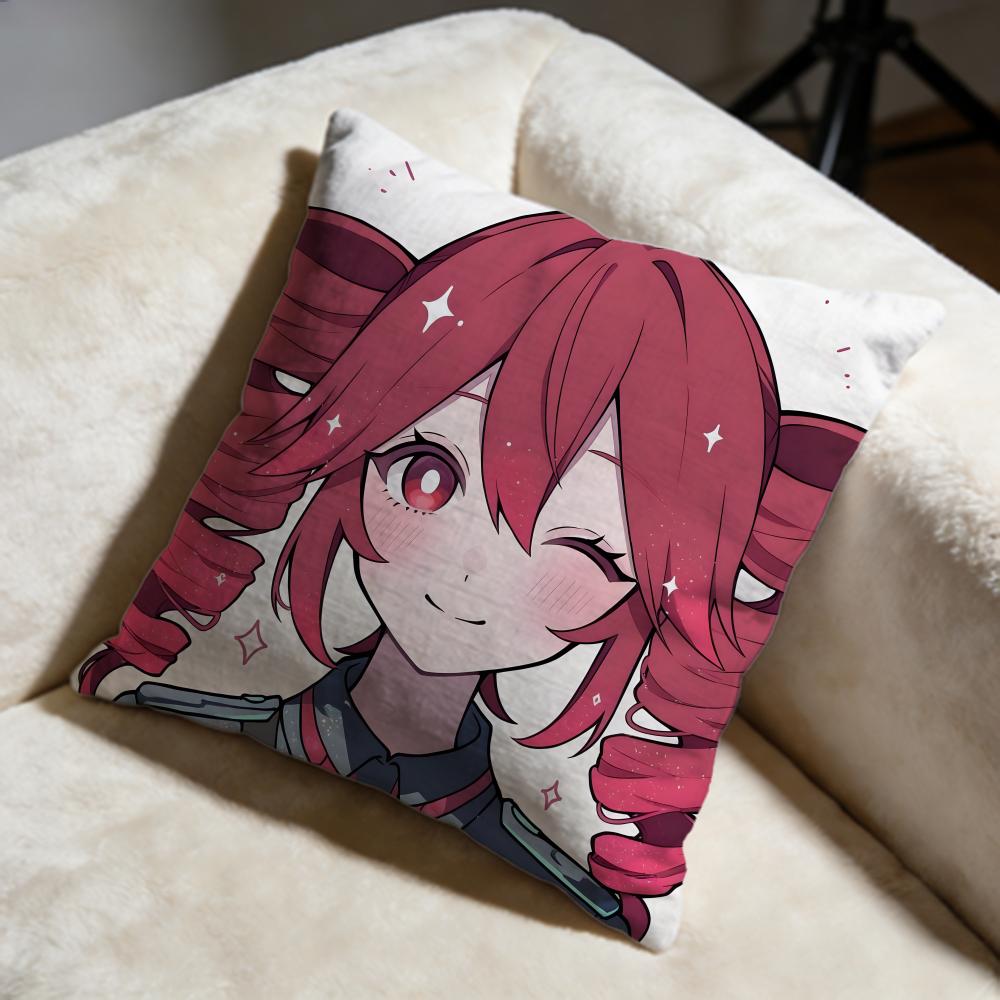 Fashion KKasane Teto iou Cushion Cover Soft Decorative Pillow Case Suitable for Bedroom Sofa Car Travel Use