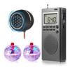 4Pcs Spirit Box Equipment Kit,with 2 LED Cat Ball 1 Spirit Box Speaker Paranormal Equipment Kit for Home Office Outdoor