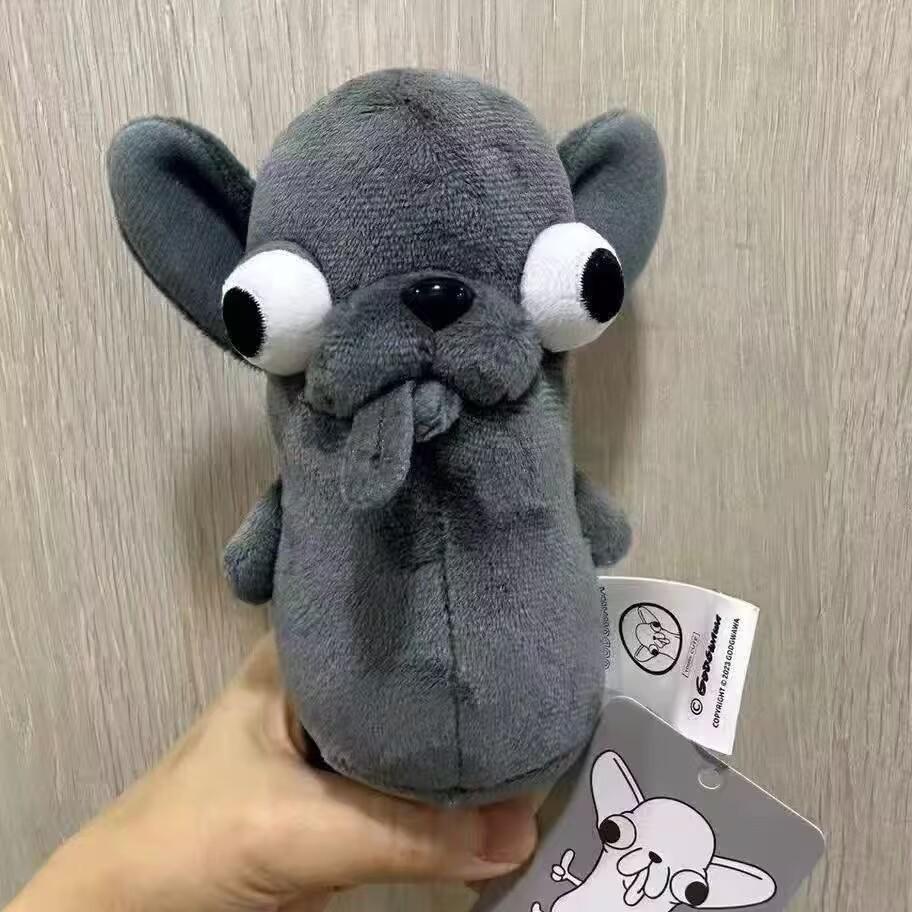 Portachiavi Ciondolo Peluche Chihuahua Divertente Cucciolo Peluche Bambola Chihuahua Strano Carino Realistico Peluche Amico Chihuahua Regalo