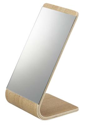 Yamazaki RIN Wooden Tabletop Mirror, Natural, Approx. W13 X D12 X H23.3cm (7363)