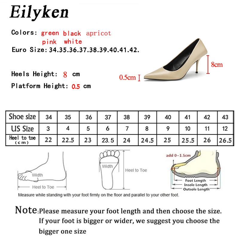 Fashion Eiyken Sexy Green Thin High Heels Pumps Women Pointed Toe Slip On Shoes Elegant Prom Wedding Stripper Ladies Sandals