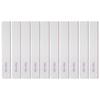 New Nail File Bufer 100/180 Grit Half Moon Nails Files Sanding Grinding Double Side Sandpaper Nail Manicure Tool ZJC04
