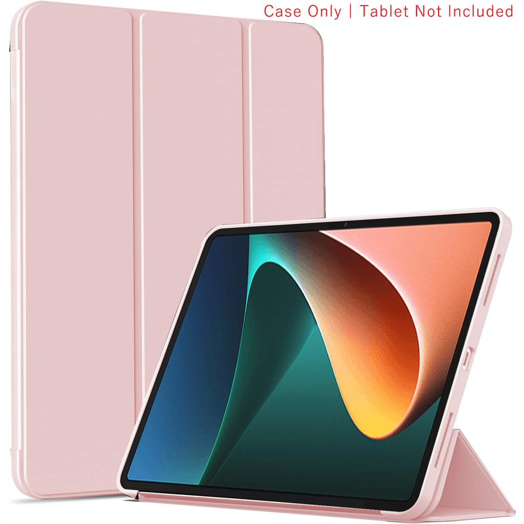 Tri-fold Flip Case For Xiaomi Pad 5/Pad 5 Pro 11inch Magnetic Stand PU Leather Protective Cover Auto Sleep/Wake up