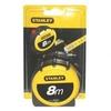 Svinovací metr STANLEY - 8m x 25mm - Lakovaná ocelová páska s 2-nýtovým hákem