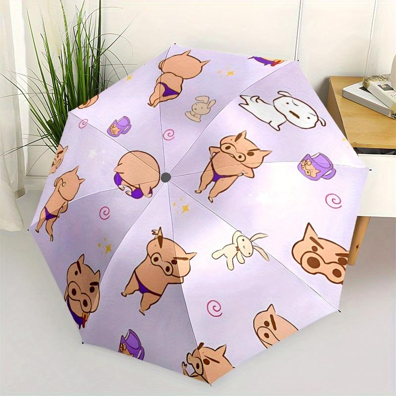1pc Crayon Shin-chan Automatic Umbrella 8-Bone Design Compact Gear for Outdoor Travel, Perfect Gift for Friends or Family yy250829119