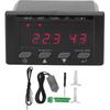 Incubator Temp Humidity Controller , Fahrenheit Celsius Simple Egg Incubator Thermostat for Poultry for Reptile Digital Temperature Controller