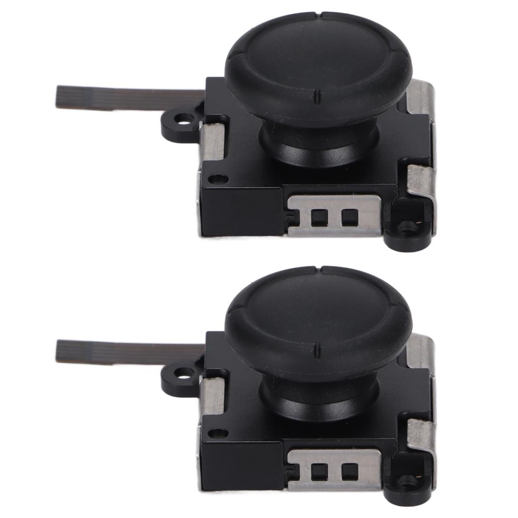 2pcs Analog Joystick 3D Replacement Sensor Thumb Rocker with Cover for Switch Lite Consoles