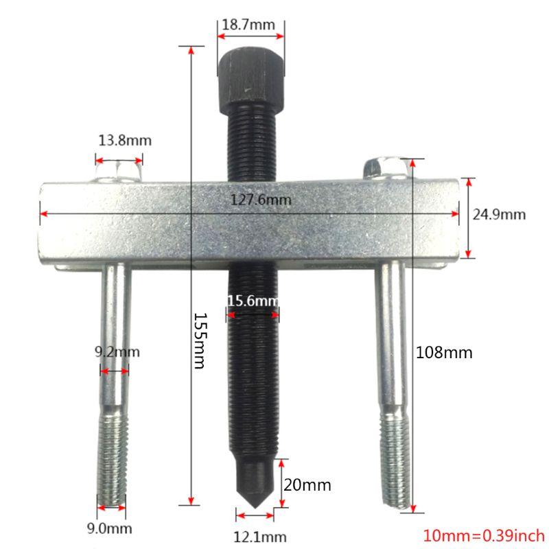 Adjustable Two Jaw Gear Puller Bearing Gear Remover Tool Motorcycle Car Auto Removal Tool for Gears Pulley and Flywheel