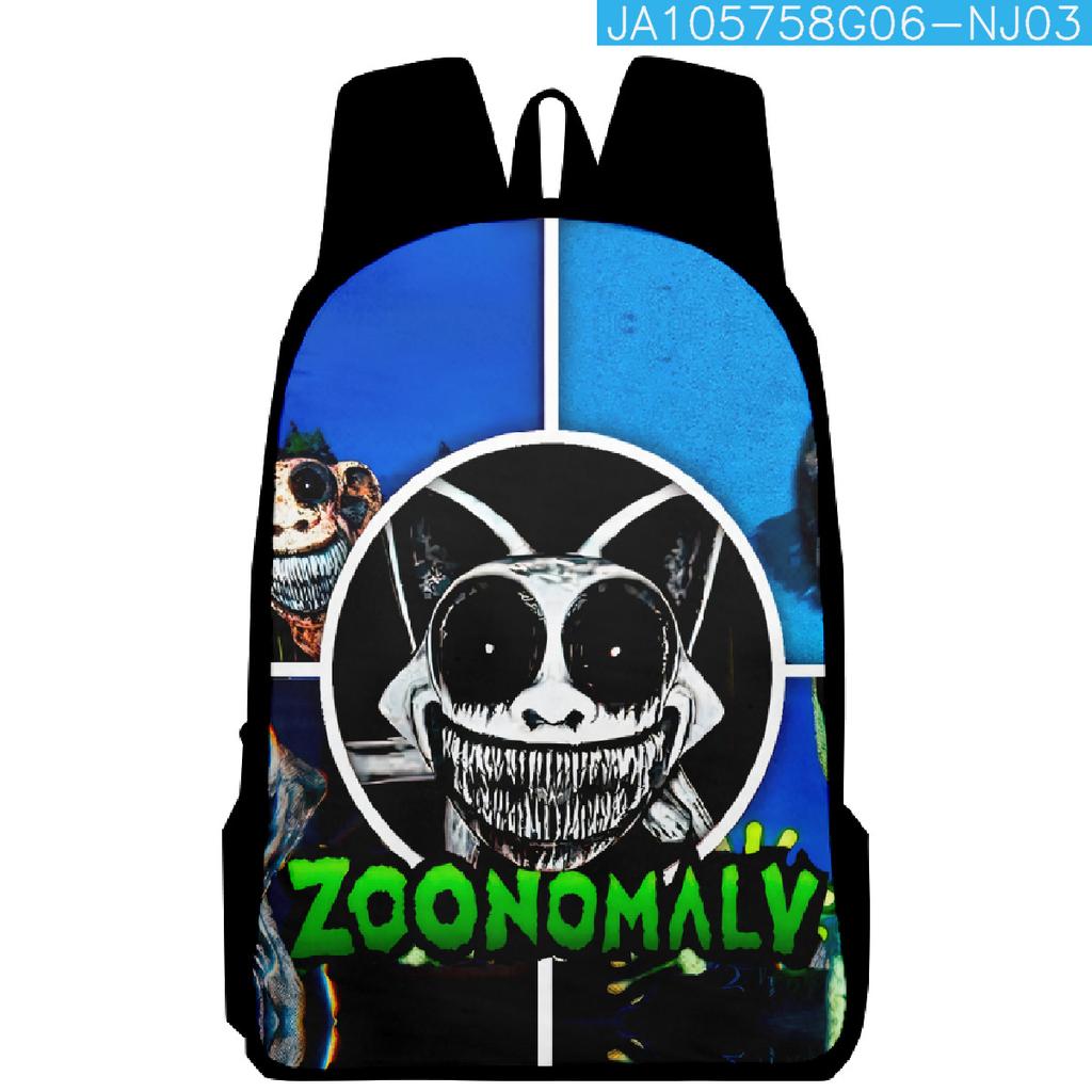 Hip Hop Youthful Funny New Zoonomaly Student School Bags Notebook Backpacks 3D Printed Oxford Waterproof Boys/Girls Travel Bags