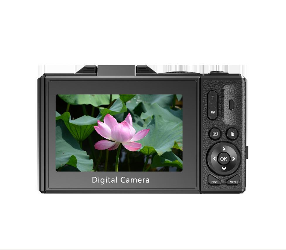 4K Flip Screen WiFi Mirrorless Camera for Students and Vloggers