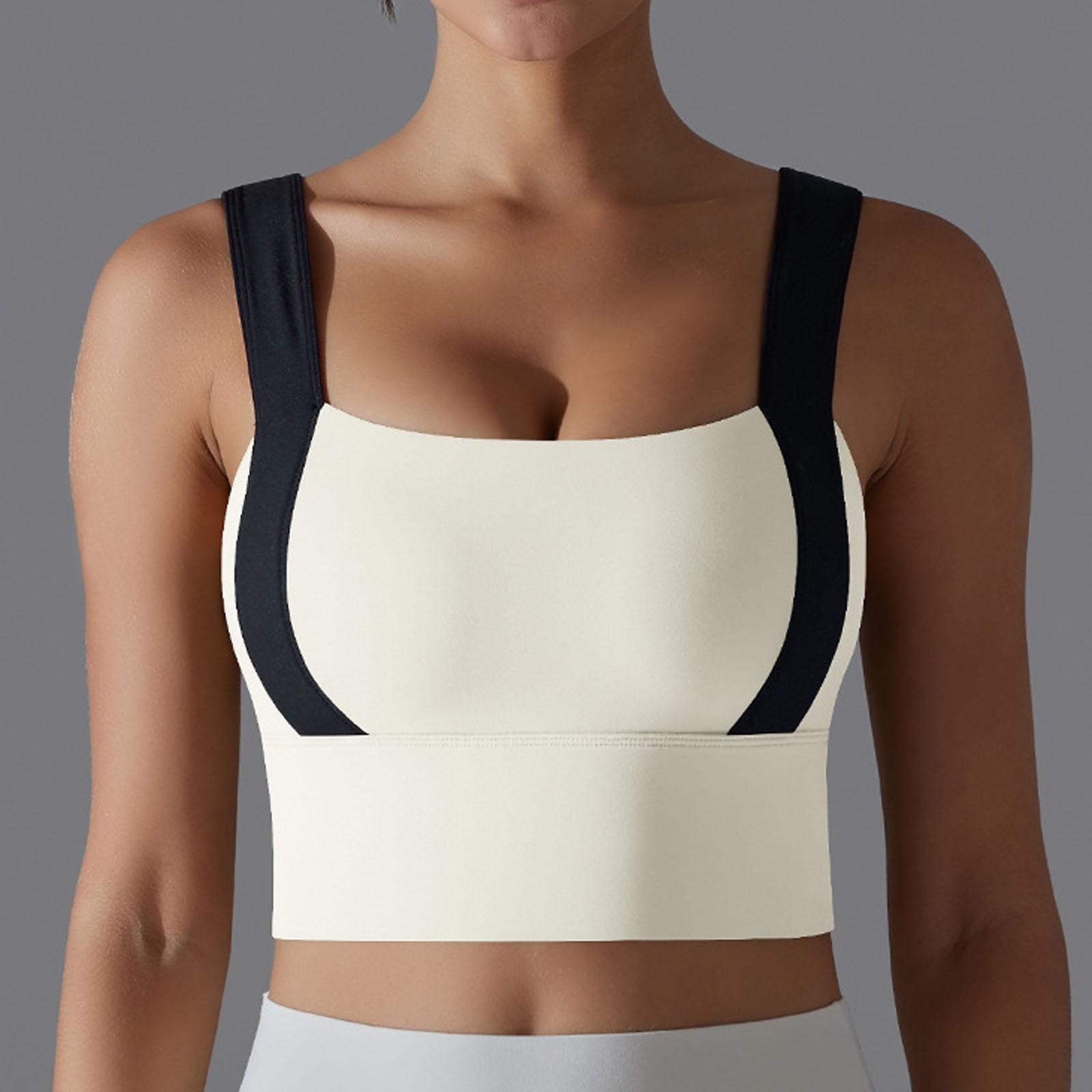 

Женское повседневное облегающее спортивное нижнее белье, одежда для бега, фитнеса, йоги, верх S белый