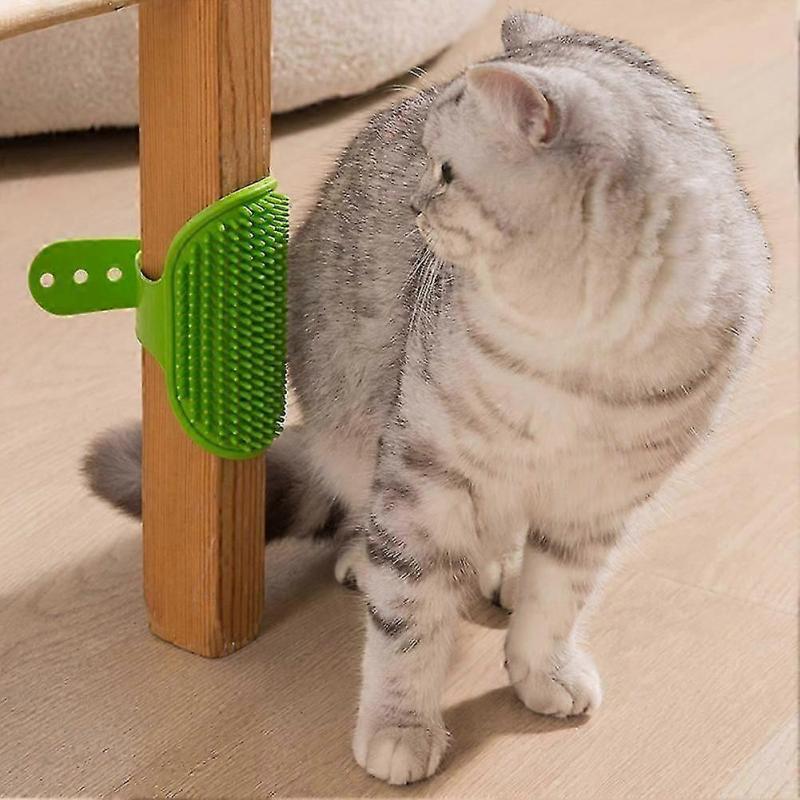 2-in-1 Massage & Deshedding Brush for Dogs Cats, Scratching Post Relief Silicone Pet Grooming Glove