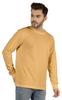 Inkmeso Men  S Cotton Long Sleeve T-shirt Basic Crew Neck Shirt
