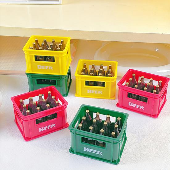3D Beer Crate Bottle Opener Refrigerator Magnet Bottle Opening Tool Fridge Magnet