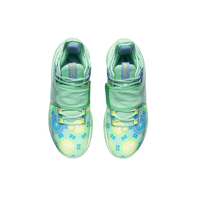 Li Ning SONIC 9 Basketballschuhe Herren Mittelhoch Minzgrün ABAR011-E