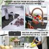 Kitchen Faucet Absorbent Mat Sink Splash Guard Silicone Faucet Splash Catcher Countertop Protector For Bathroom Kitchen Gadgets