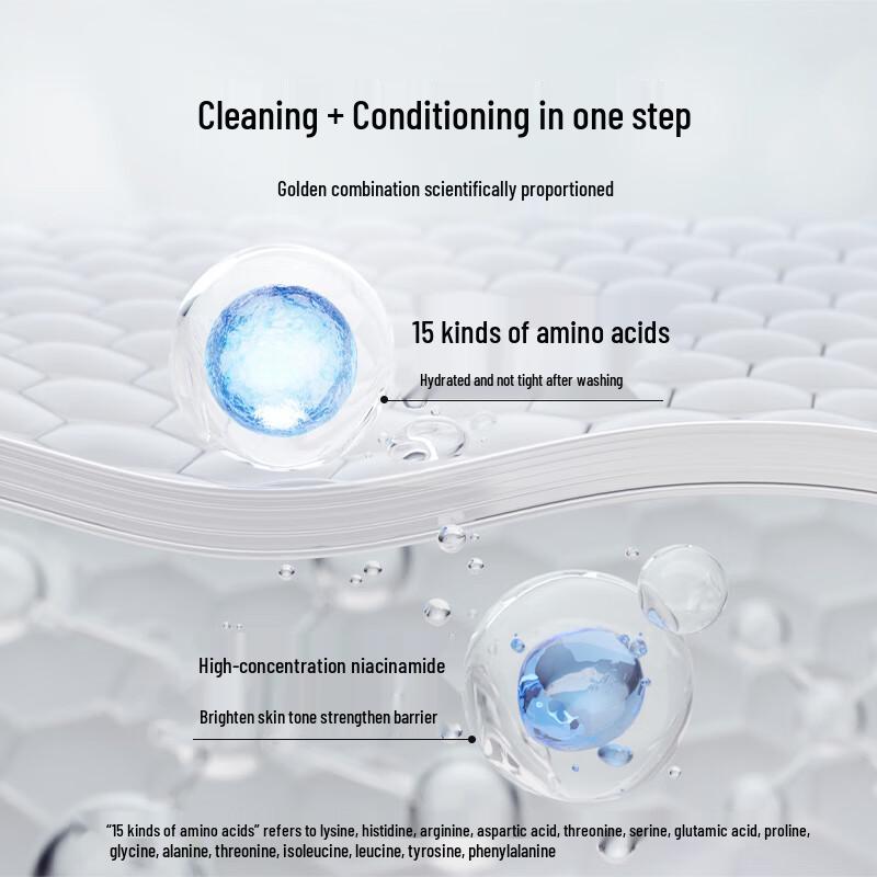 Ouston Men's Amino Acid Oil Control Facial Cleanser