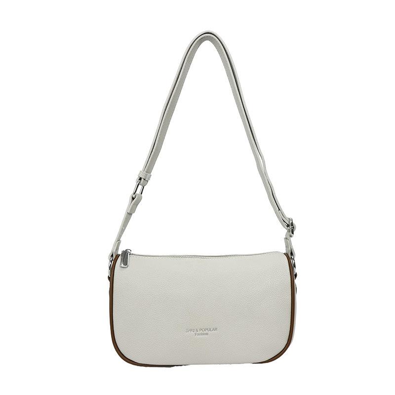 

Изысканная женская ПУ сумка через плечо 2025: Трендовый корейский стиль, маленький квадратный, однотонный, дизайн подмышек светло-фиолетовый