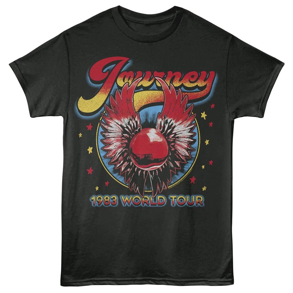 Journey 1983 World Tour Men's T Shirt Rock Band Music Merch