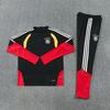 Adult National Team Soccer Training Jerseys Long Sleeve Half Zip Cotton Blend Sports Wear