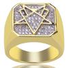 Geometric Hip Hop Men's Popular Jewelry Ring