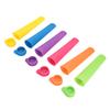 6Pcs Silicone Ice Cream Mold Reusable DIY Ice Bar Maker Mould with Lid for Kid and Adult