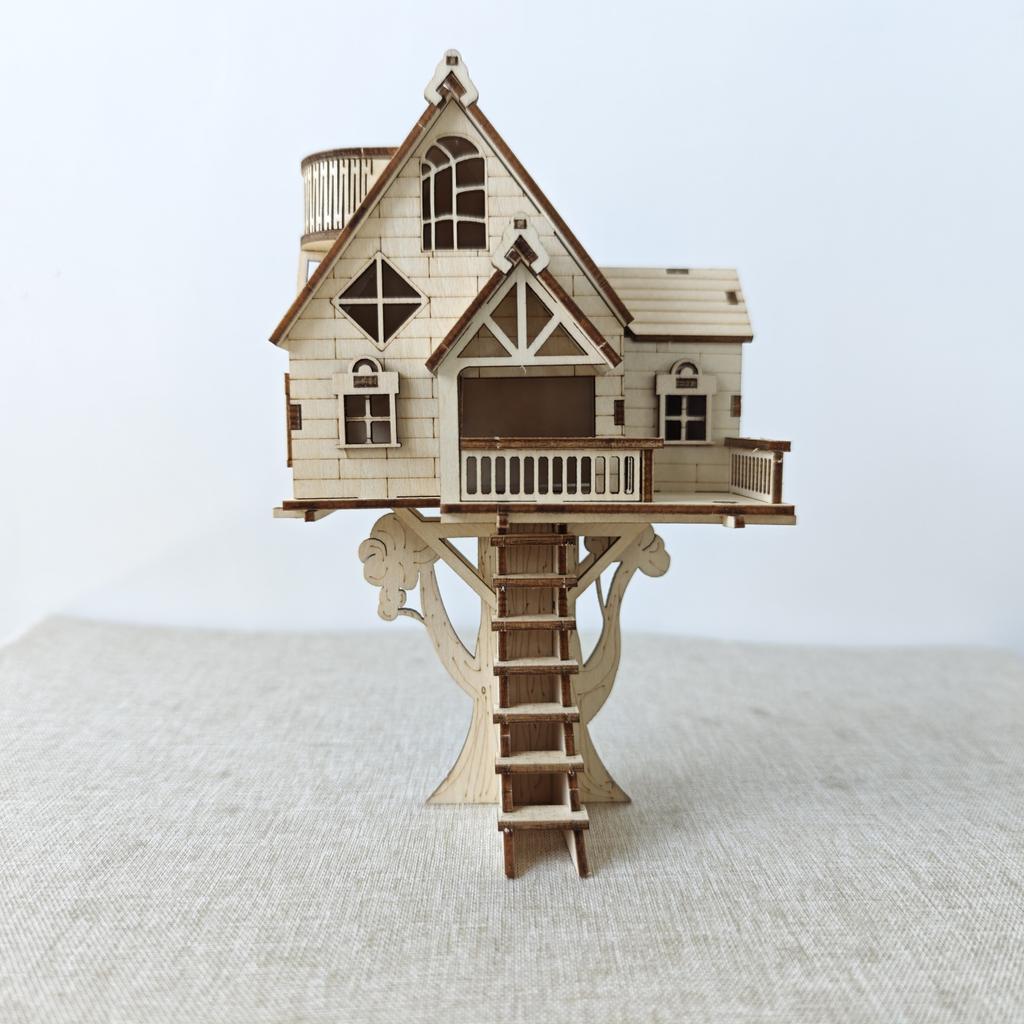 [Mechanical Gear Wooden Puzzle] 3D Mechanical Gear Wooden Puzzle Toy - DIY Model Kit For Adults, Brainstorming Toys, Holiday Gif