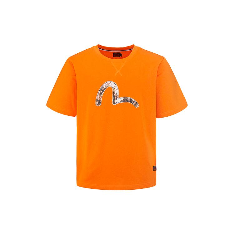 Evisu T-Shirts Men's Crew Neck Moderate Straight Fit 2ESHTM1TS505XX
