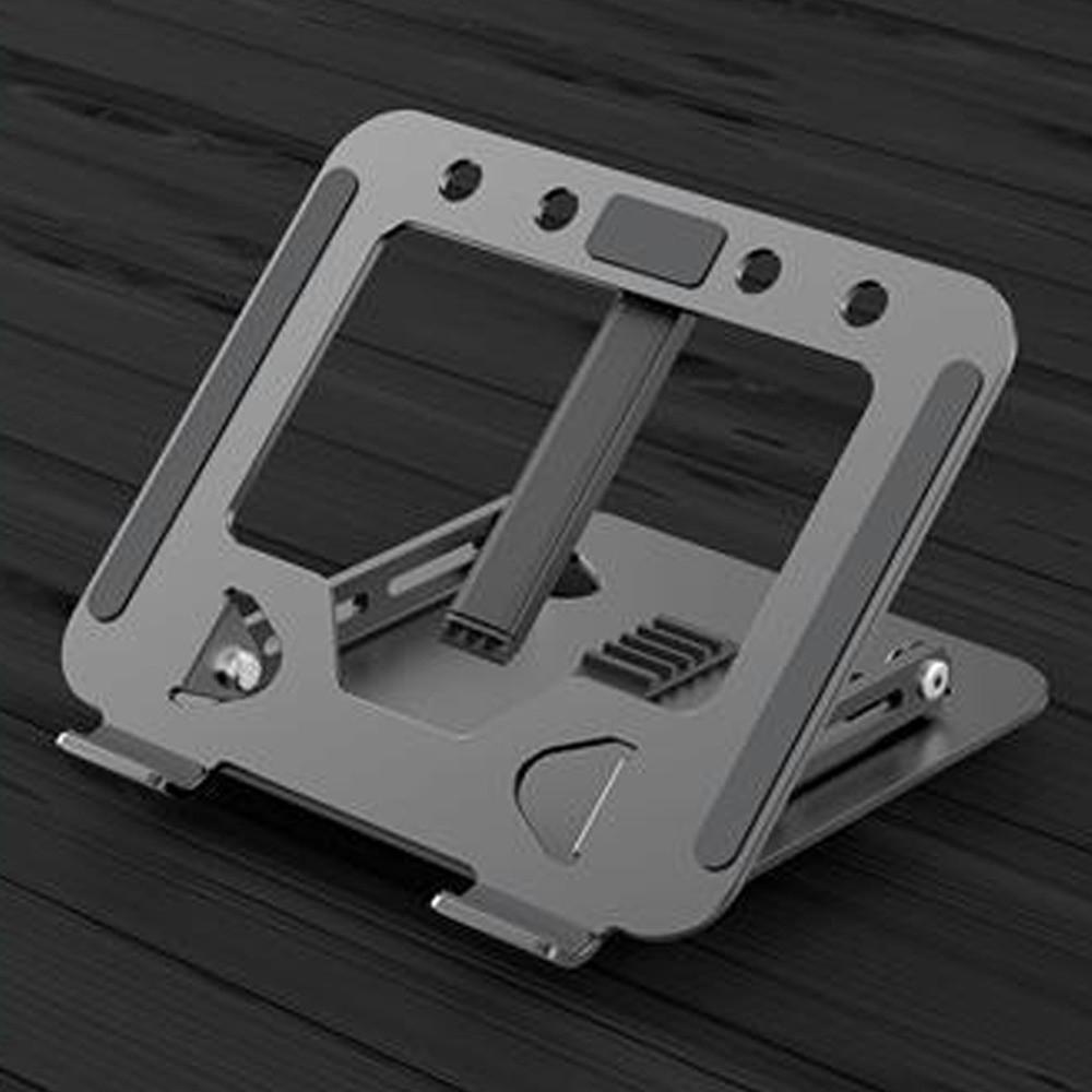 Grey Support Rod Laptop Bracket Foldable Super Stable Notebook Stand Heat Dissipation Adjustable Tablet Radiator Bracket Tablet
