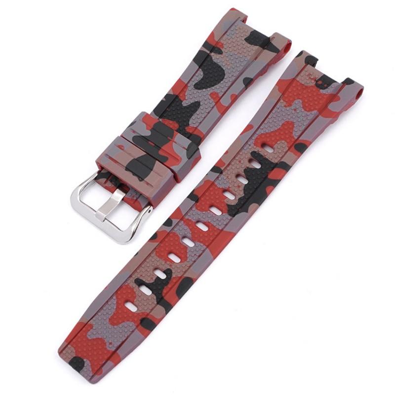Resin Strap Casio GST-W120/130L/S310/410 Camouflage Watch Band Replacement Accessories