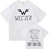 Weezer The Gathering Tour 2026 T-shirt Katoen Zacht Unisexunisex T-shirts Zomer Korte Mouw Ronde Hals T-shirts Ontwerp Grafische Print Shirt