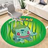 1PC Bulbasaur, Pokémon Office Round Rug, Non-slip, Soft and Durable Office Rug for Interior Decoration, Perfect for Office yy250915079