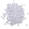 1000 Pieces 15mm DIY Christmas Non-Woven Snowflake Confetti Bag
