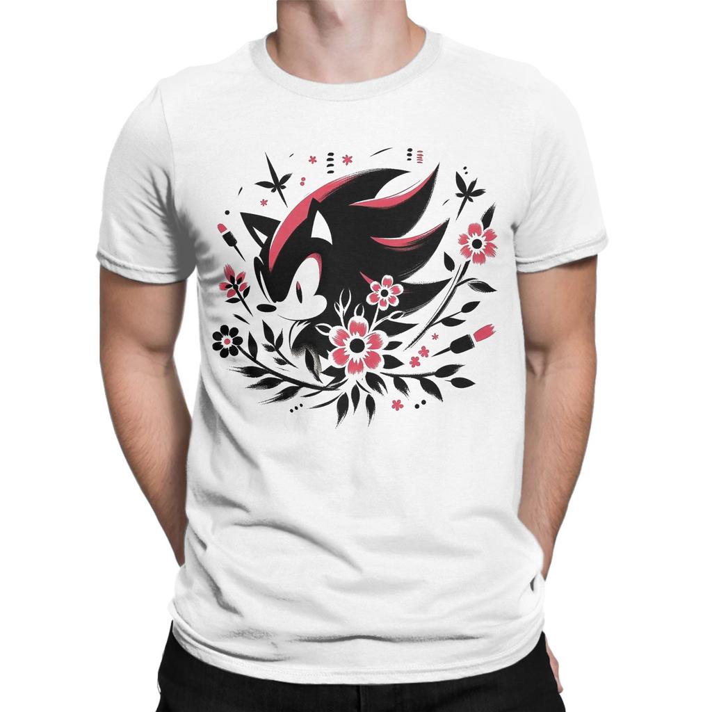 Shadow The Hedgehog T-Shirts Men  Novelty Cotton Tees O Neck Short Sleeve T Shirt Gift Idea Clothes