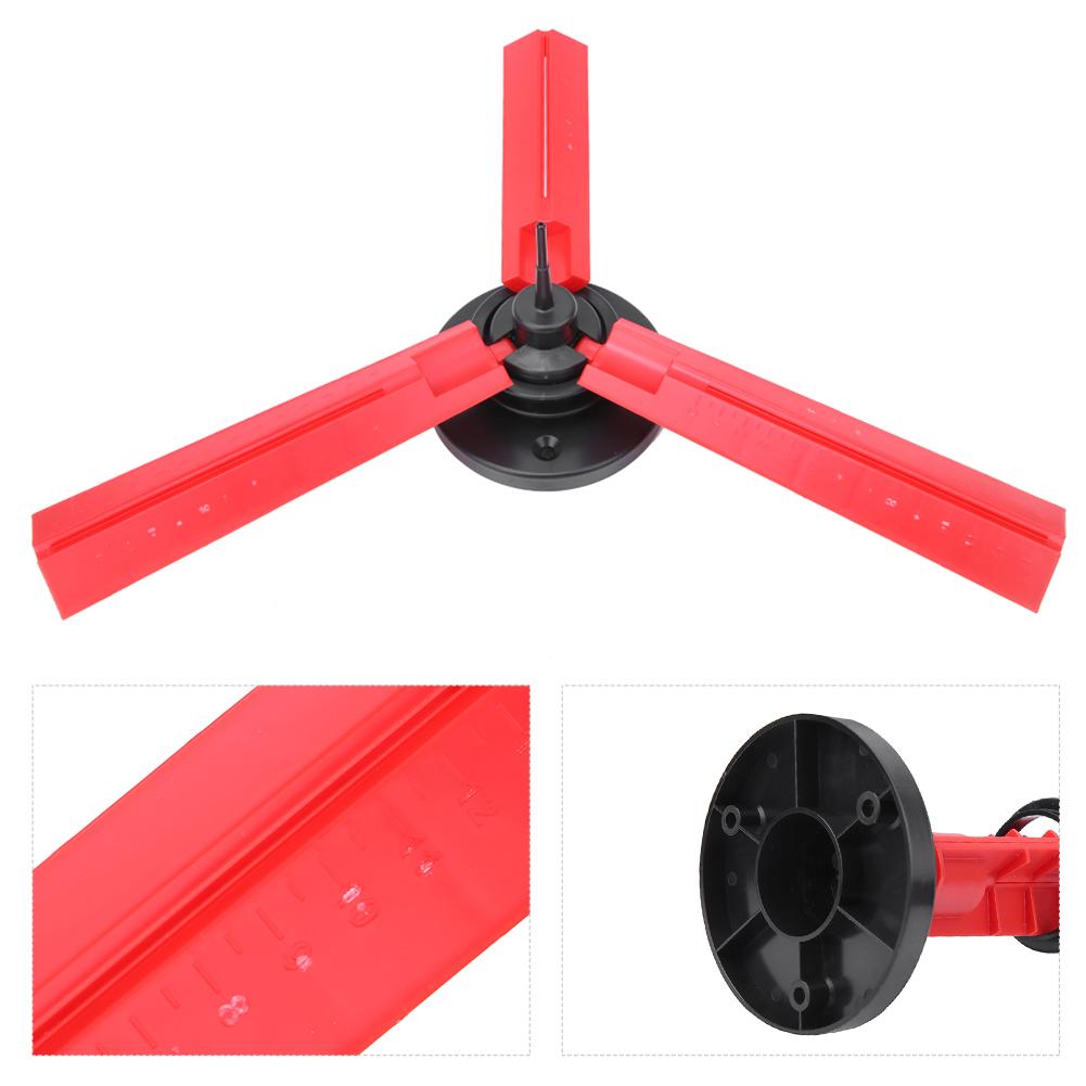 ABS Plastic Portable Column Shape DIY Archery Arrow Fletching Jig Feather Stick Hunting Tool AccessoryRed