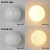 Modern Minimalist LED Wall Lamp Smooth/frosted Glass Ball Milky White Wall Lamp Hallway Entrance Dark Bottom Circular Ball Lamp