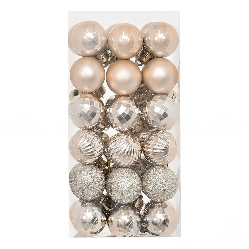 

Shatterproof Christmas Ornaments Christmas Balls Plastic Ornaments 36pcs Mini Shatterproof Christmas Balls Shiny Matte
