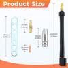 360° Flexibilní prodloužení krku pro MIG svařování 0,30 palce 0,8 mm M6 Držák trysky Ochranný kryt Krk hořáku