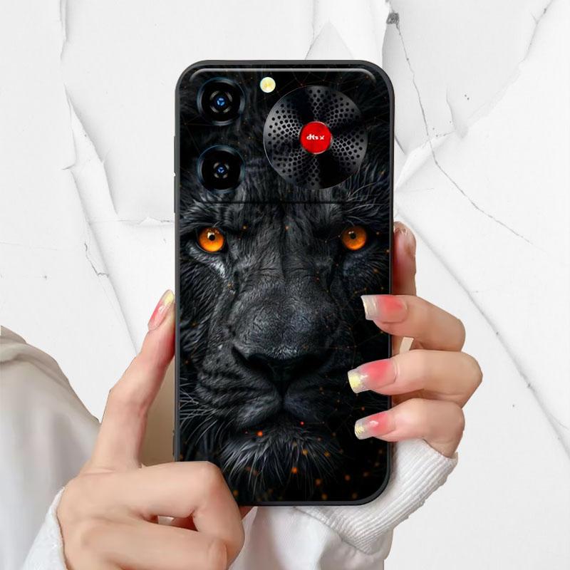 Cartoon Astronaut Phone Case For ZTE Nubia Music Cover Soft TPU Protective Shell For Nubia Music Cases Z2353 Black Silicone Capa