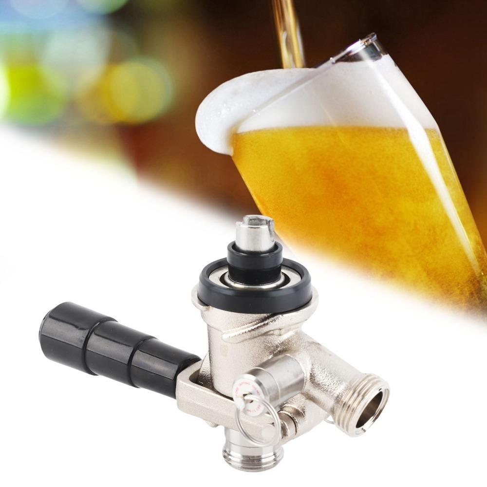 7 piece S Type Draft Beer Dispenser Silver Safety Pressure Relief Valve  Brewing System