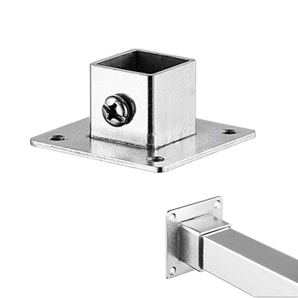 Stainless Steel Square Tube Connector Replacement Connection Fastener Fixed Joint 3 Way Elbow Pipe Fitting Easily Install
