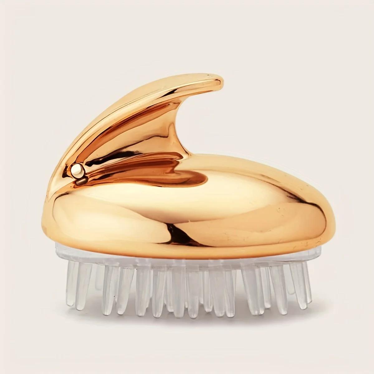 

1pc Soft Silicone Shampoo Brush Head Massage Brush Personal Care Bathroom Products Hair Washing Hair Scalp Massage Comb золотой